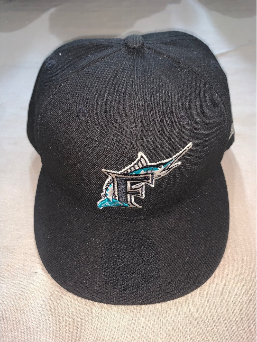 New Era Florida Marlins Cooperstown Collection 9FIFTY snapback cap black